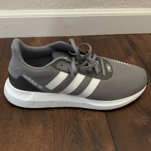 Gray Adidas Shoes, Size 11
